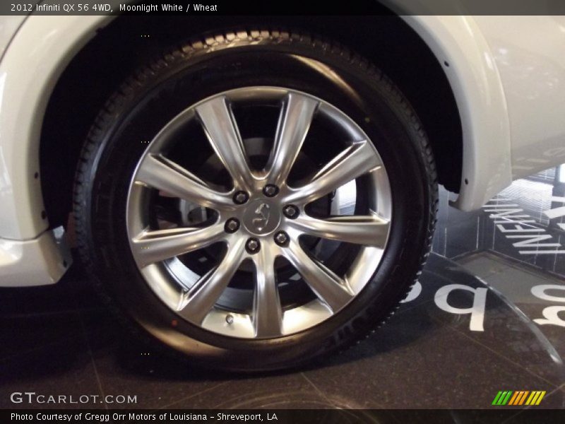 Moonlight White / Wheat 2012 Infiniti QX 56 4WD
