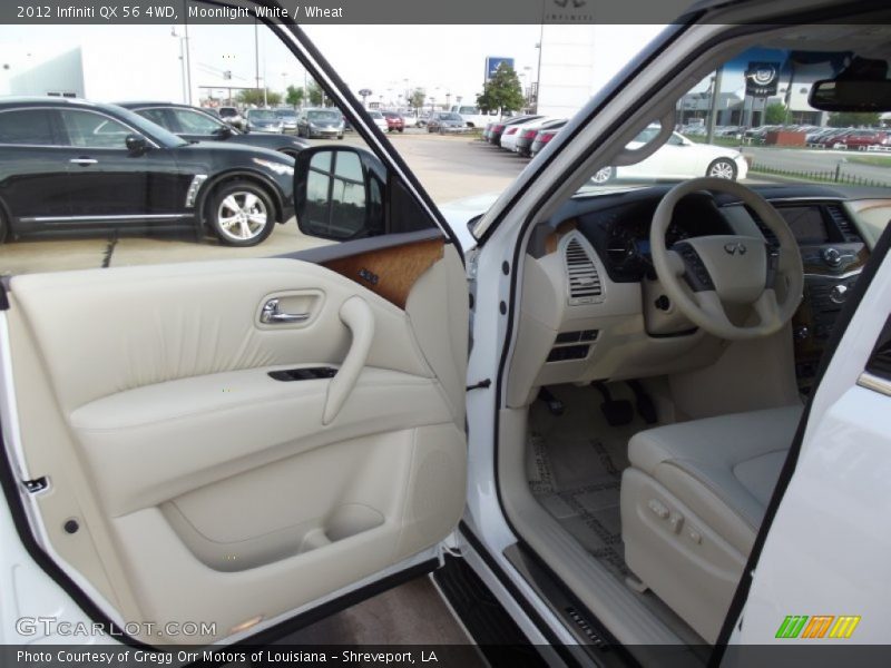  2012 QX 56 4WD Wheat Interior