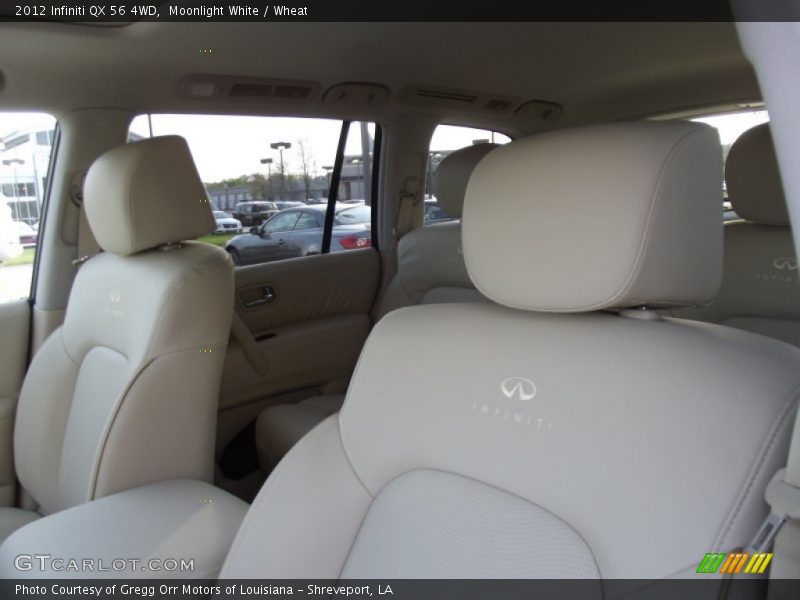 Moonlight White / Wheat 2012 Infiniti QX 56 4WD
