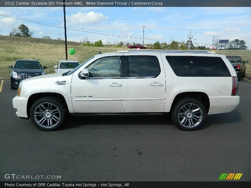  2012 Escalade ESV Premium AWD White Diamond Tricoat