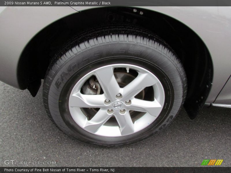 Platinum Graphite Metallic / Black 2009 Nissan Murano S AWD