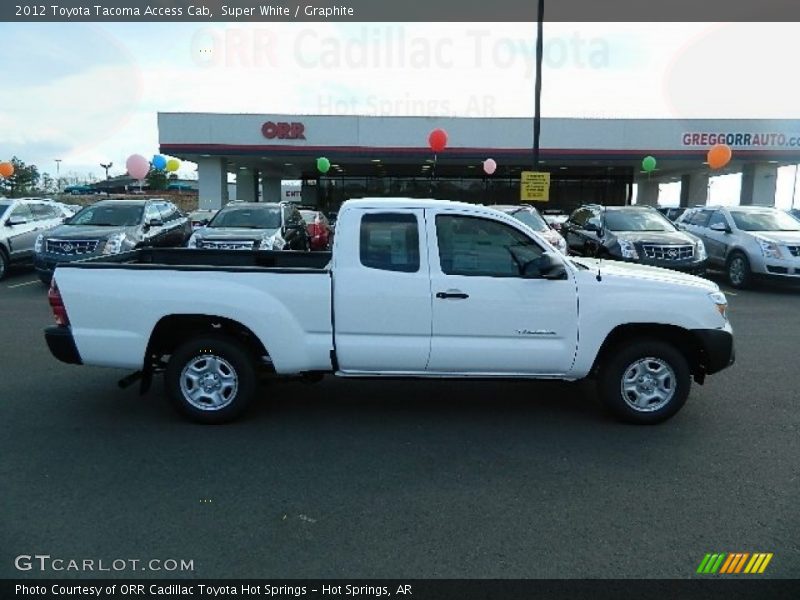 Super White / Graphite 2012 Toyota Tacoma Access Cab