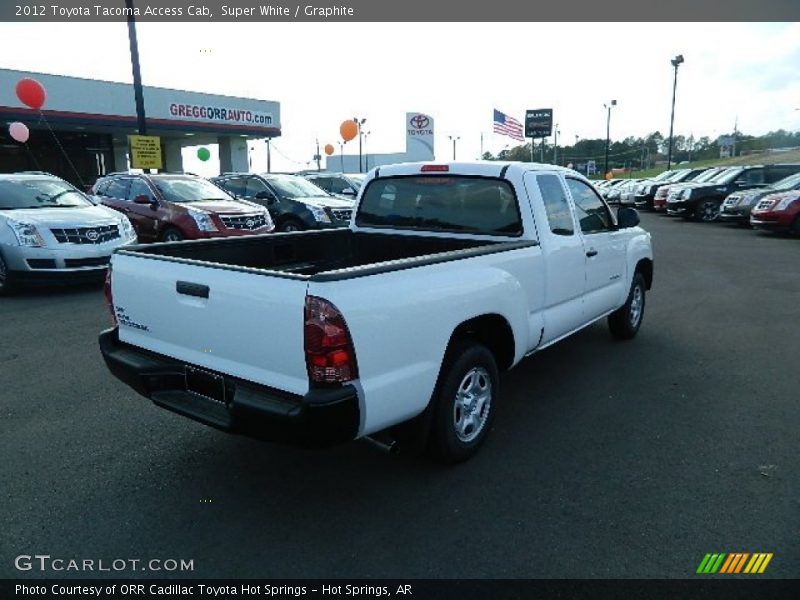Super White / Graphite 2012 Toyota Tacoma Access Cab