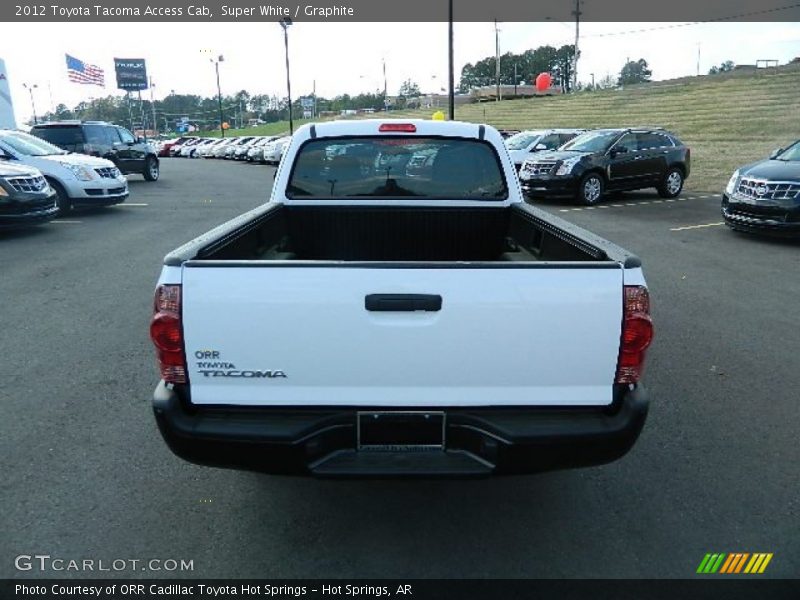 Super White / Graphite 2012 Toyota Tacoma Access Cab