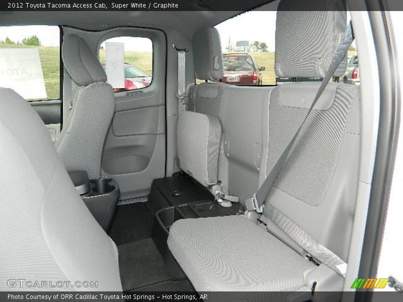 Super White / Graphite 2012 Toyota Tacoma Access Cab