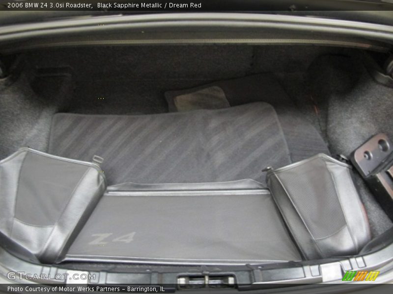  2006 Z4 3.0si Roadster Trunk