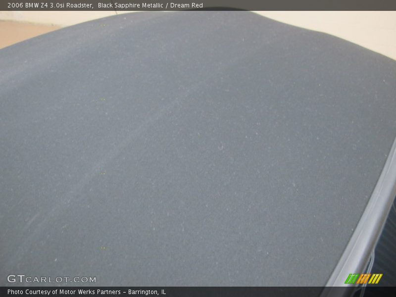 Black Sapphire Metallic / Dream Red 2006 BMW Z4 3.0si Roadster