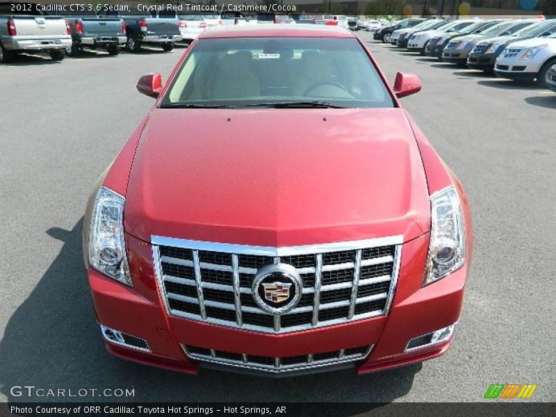 Crystal Red Tintcoat / Cashmere/Cocoa 2012 Cadillac CTS 3.6 Sedan