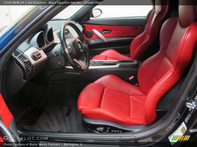  2006 Z4 3.0si Roadster Dream Red Interior