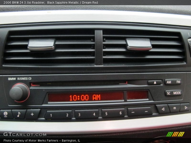 Black Sapphire Metallic / Dream Red 2006 BMW Z4 3.0si Roadster