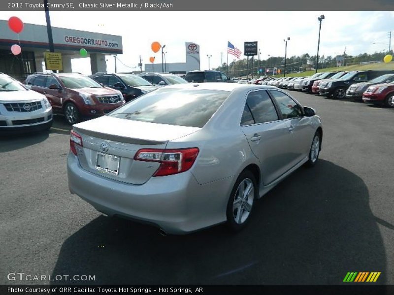 Classic Silver Metallic / Black/Ash 2012 Toyota Camry SE