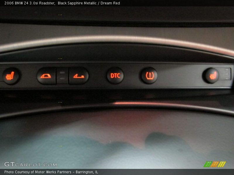 Black Sapphire Metallic / Dream Red 2006 BMW Z4 3.0si Roadster