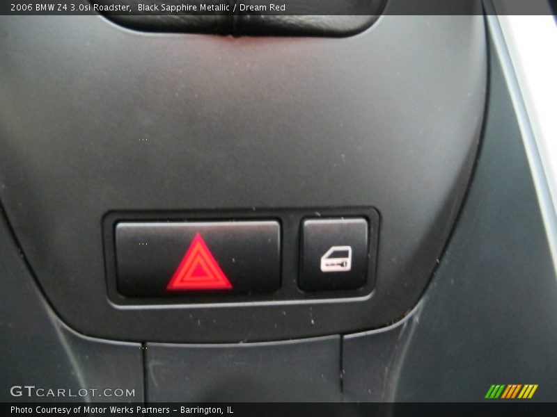 Black Sapphire Metallic / Dream Red 2006 BMW Z4 3.0si Roadster