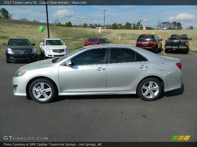 Classic Silver Metallic / Black/Ash 2012 Toyota Camry SE
