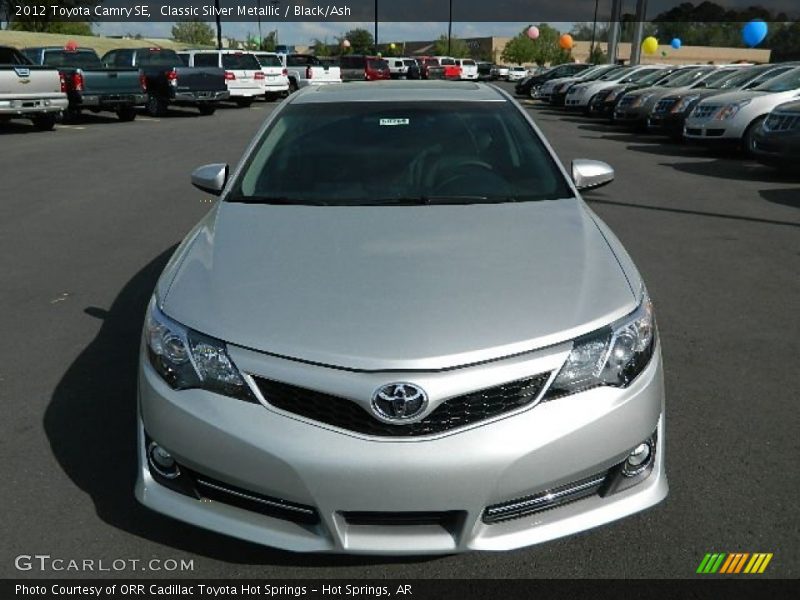 Classic Silver Metallic / Black/Ash 2012 Toyota Camry SE