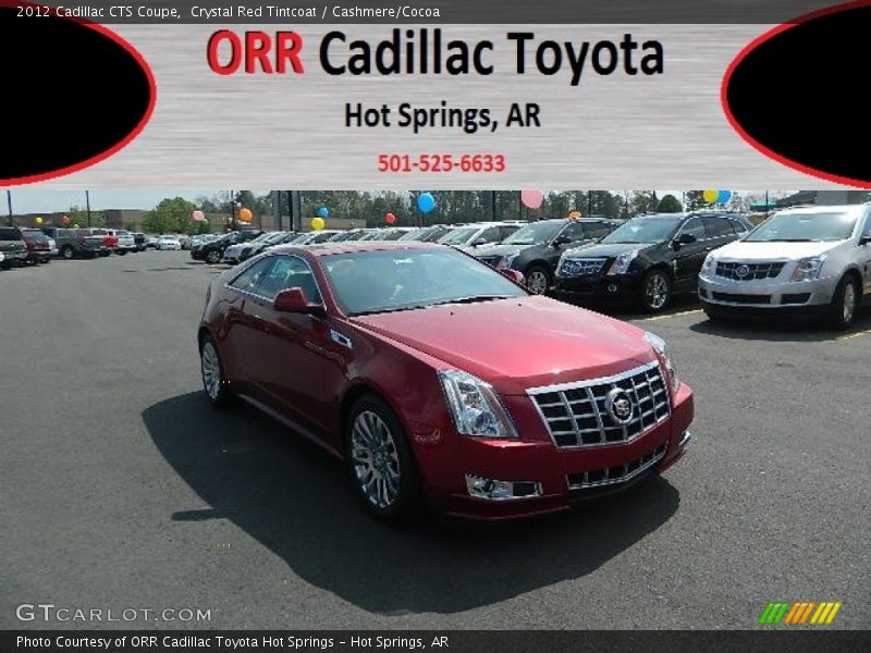 Crystal Red Tintcoat / Cashmere/Cocoa 2012 Cadillac CTS Coupe