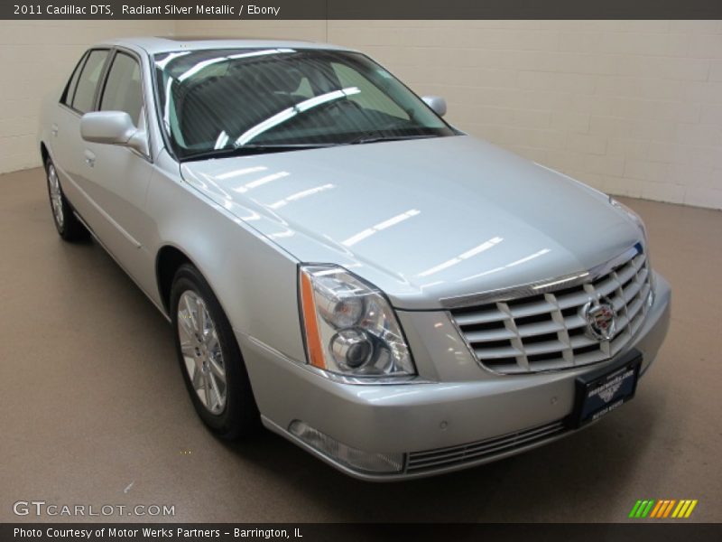 Radiant Silver Metallic / Ebony 2011 Cadillac DTS