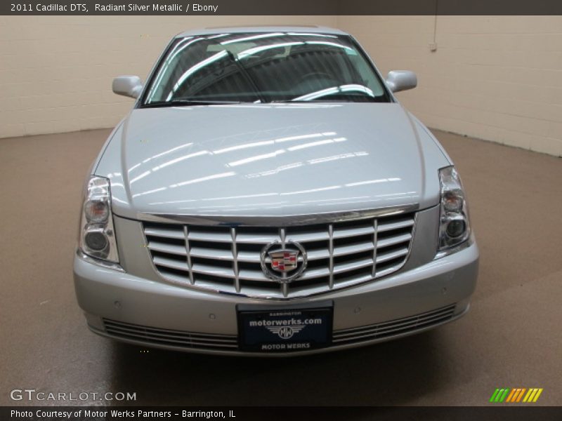 Radiant Silver Metallic / Ebony 2011 Cadillac DTS