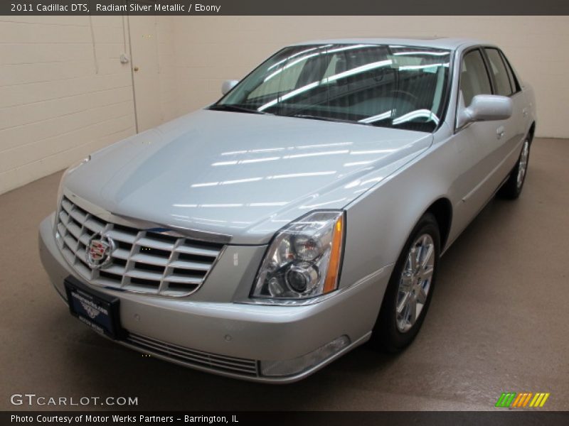 Radiant Silver Metallic / Ebony 2011 Cadillac DTS
