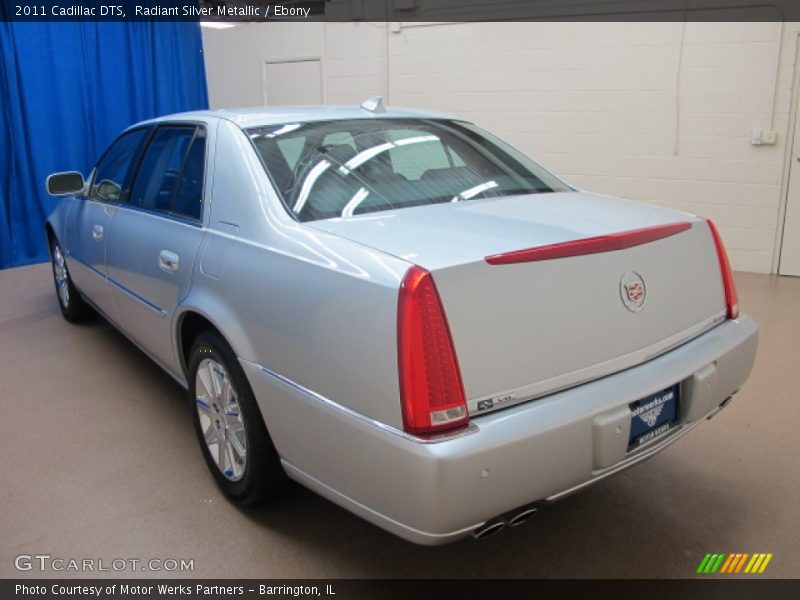 Radiant Silver Metallic / Ebony 2011 Cadillac DTS