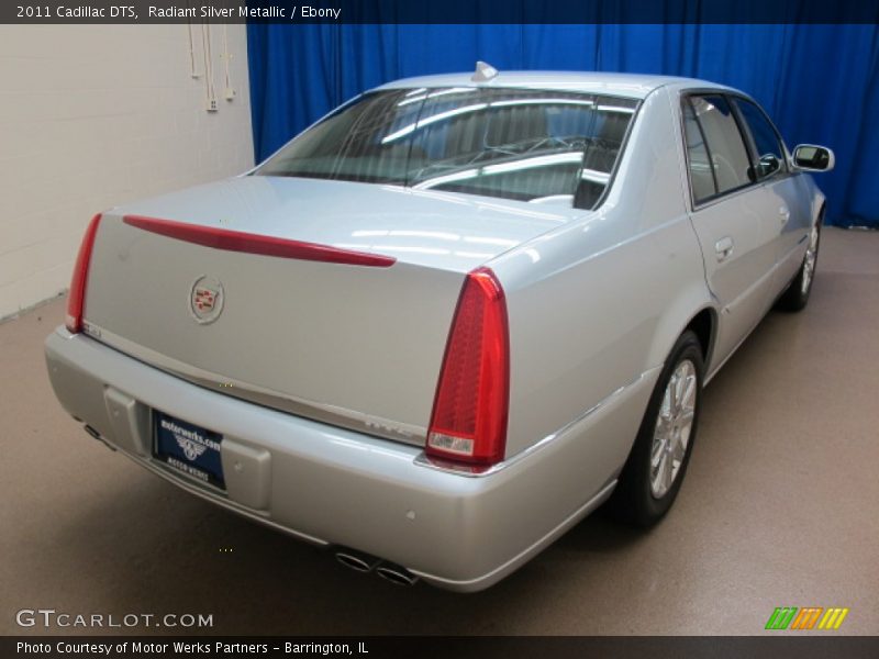 Radiant Silver Metallic / Ebony 2011 Cadillac DTS