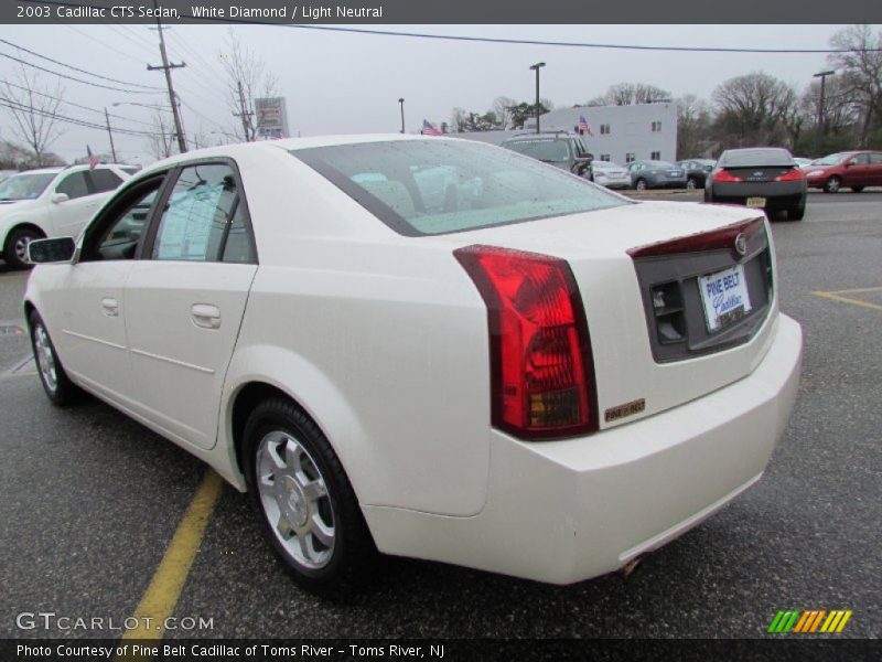 White Diamond / Light Neutral 2003 Cadillac CTS Sedan