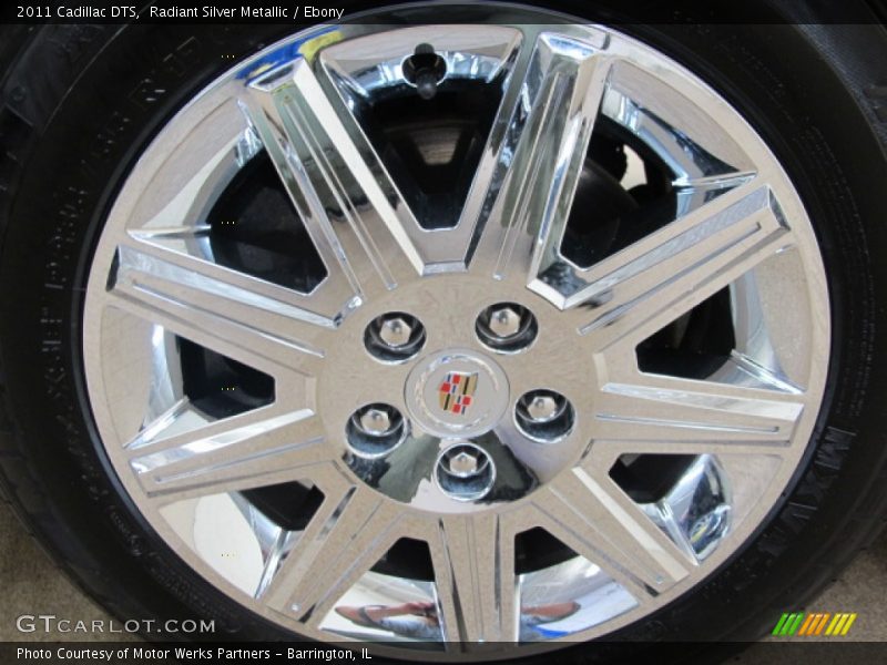 Radiant Silver Metallic / Ebony 2011 Cadillac DTS