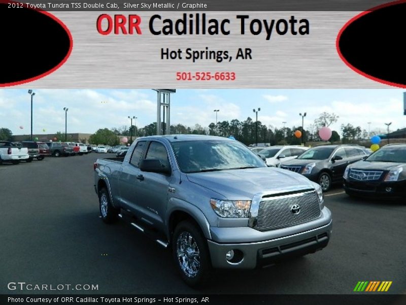 Silver Sky Metallic / Graphite 2012 Toyota Tundra TSS Double Cab