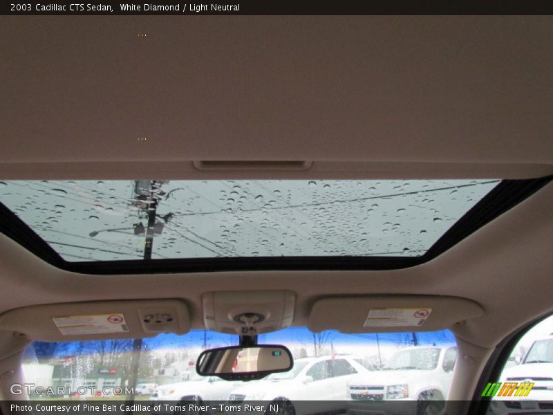 White Diamond / Light Neutral 2003 Cadillac CTS Sedan