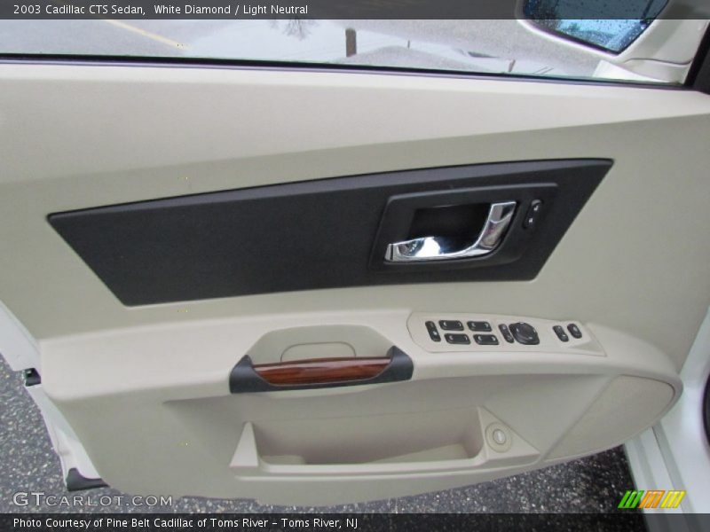 White Diamond / Light Neutral 2003 Cadillac CTS Sedan