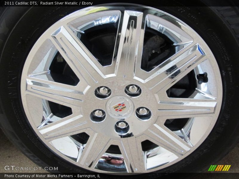 Radiant Silver Metallic / Ebony 2011 Cadillac DTS