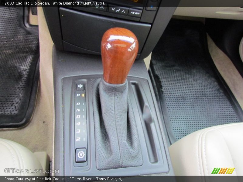 White Diamond / Light Neutral 2003 Cadillac CTS Sedan