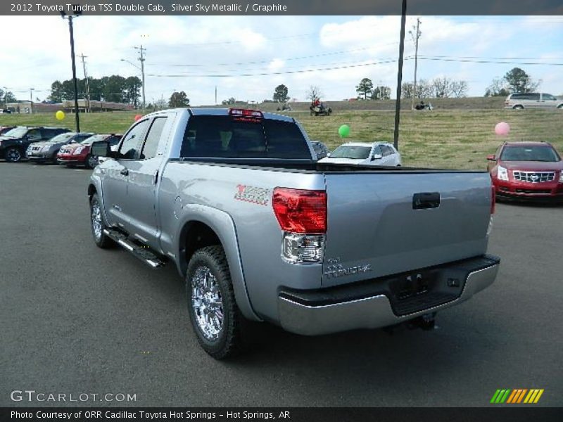 Silver Sky Metallic / Graphite 2012 Toyota Tundra TSS Double Cab