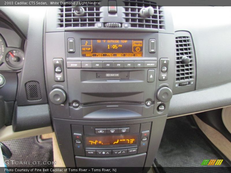 White Diamond / Light Neutral 2003 Cadillac CTS Sedan