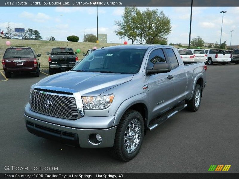 Silver Sky Metallic / Graphite 2012 Toyota Tundra TSS Double Cab