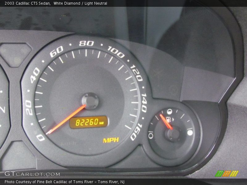 White Diamond / Light Neutral 2003 Cadillac CTS Sedan