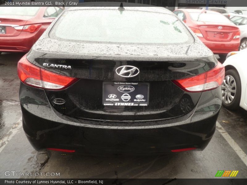 Black / Gray 2011 Hyundai Elantra GLS