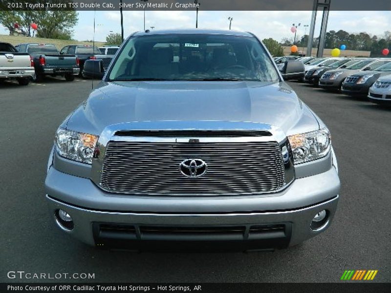 Silver Sky Metallic / Graphite 2012 Toyota Tundra TSS Double Cab