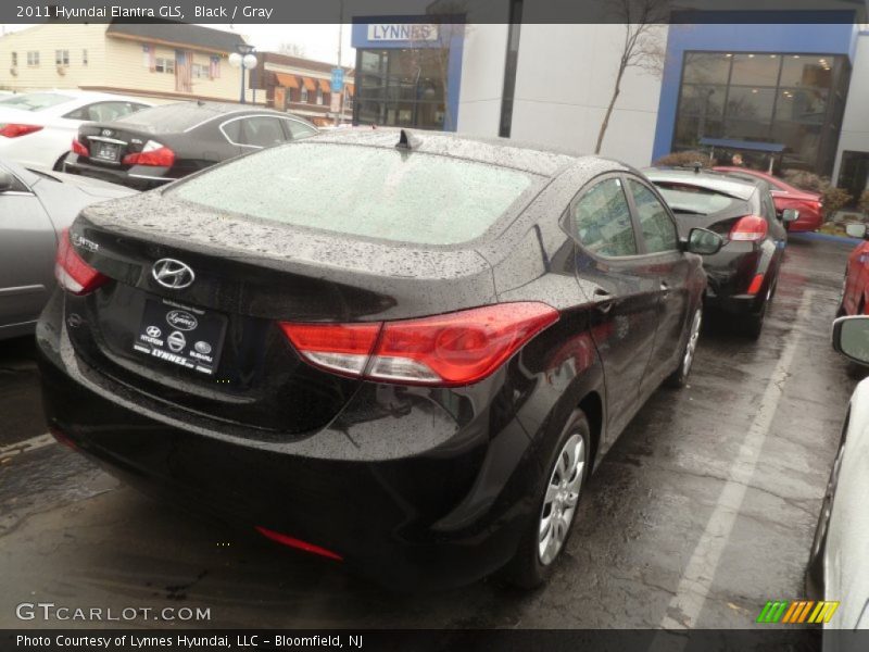 Black / Gray 2011 Hyundai Elantra GLS