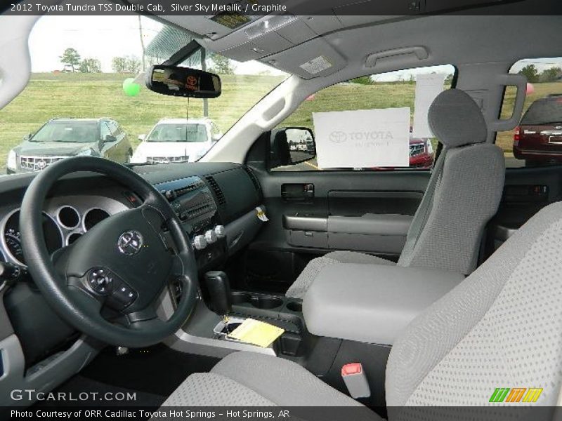 Silver Sky Metallic / Graphite 2012 Toyota Tundra TSS Double Cab
