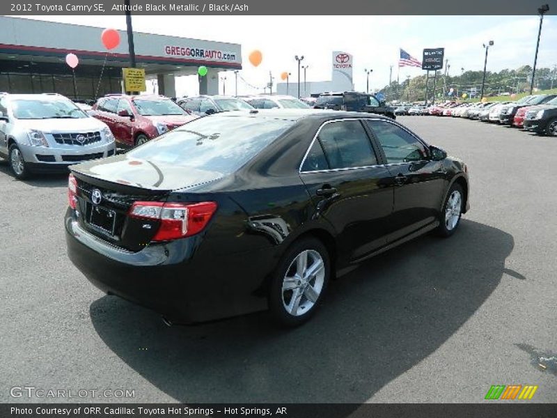 Attitude Black Metallic / Black/Ash 2012 Toyota Camry SE