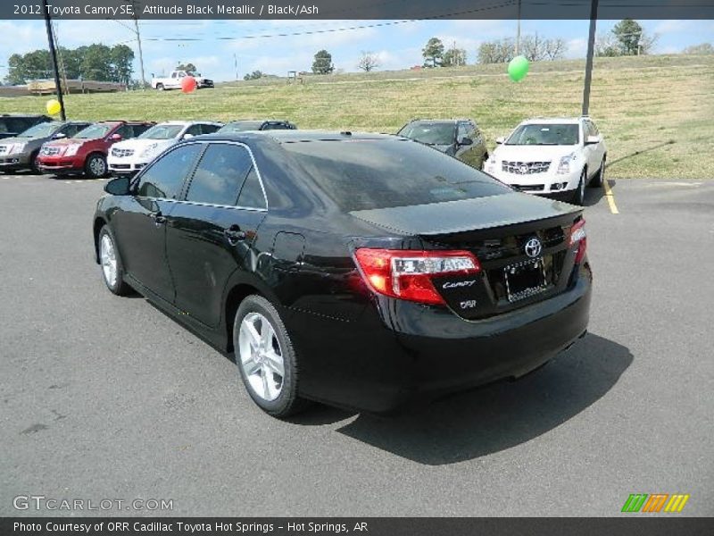 Attitude Black Metallic / Black/Ash 2012 Toyota Camry SE