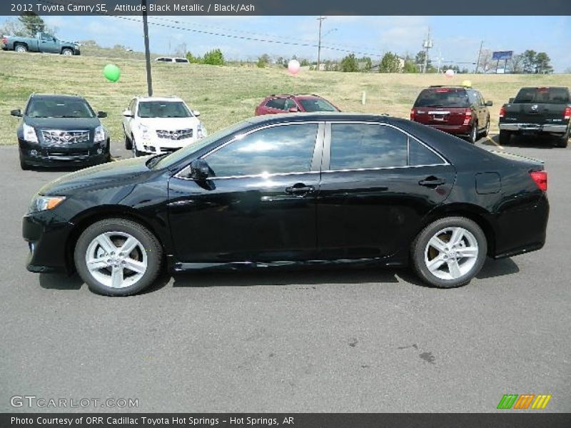 Attitude Black Metallic / Black/Ash 2012 Toyota Camry SE