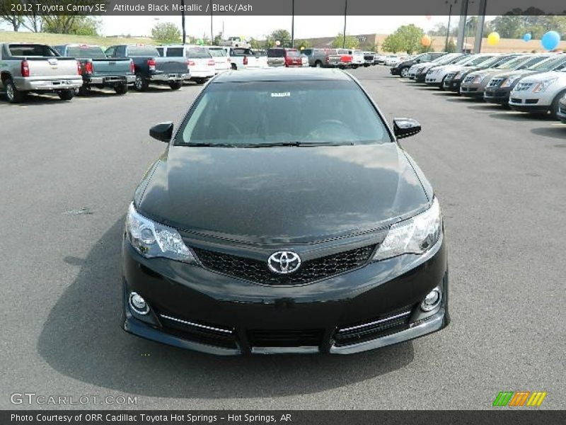 Attitude Black Metallic / Black/Ash 2012 Toyota Camry SE