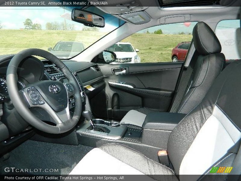 Attitude Black Metallic / Black/Ash 2012 Toyota Camry SE