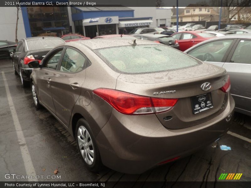Desert Bronze / Beige 2011 Hyundai Elantra GLS