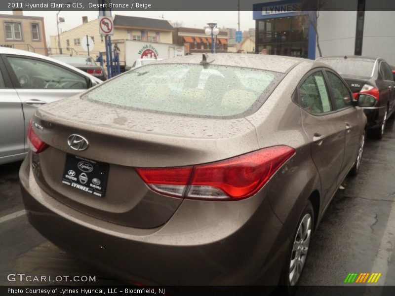 Desert Bronze / Beige 2011 Hyundai Elantra GLS