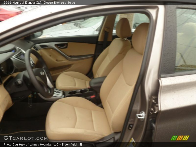 Desert Bronze / Beige 2011 Hyundai Elantra GLS