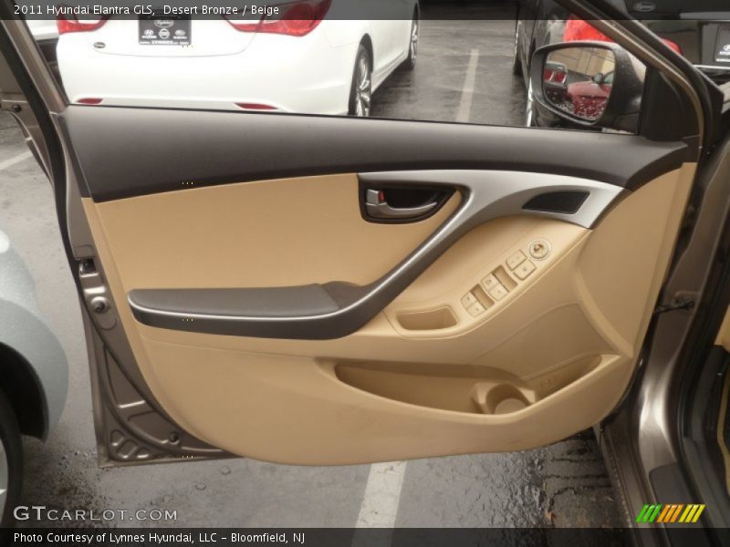 Desert Bronze / Beige 2011 Hyundai Elantra GLS