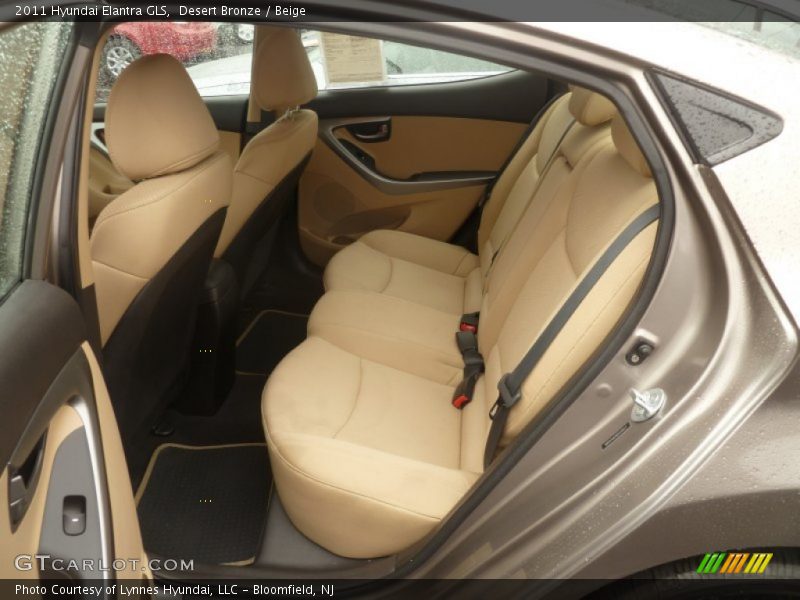 Desert Bronze / Beige 2011 Hyundai Elantra GLS
